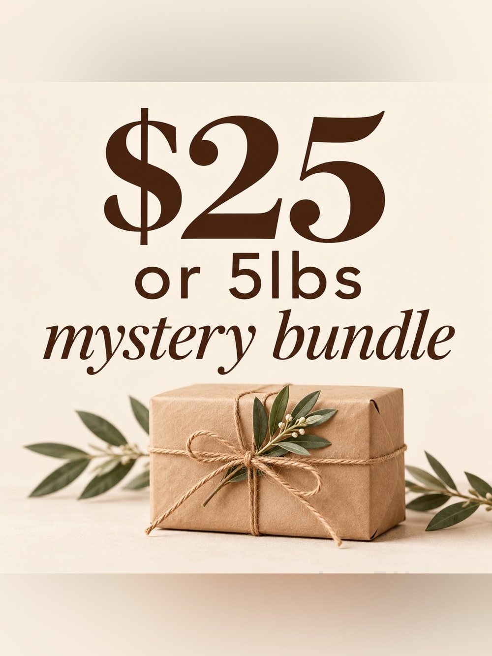 $25 for 5 lbs CLEARANCE bundle